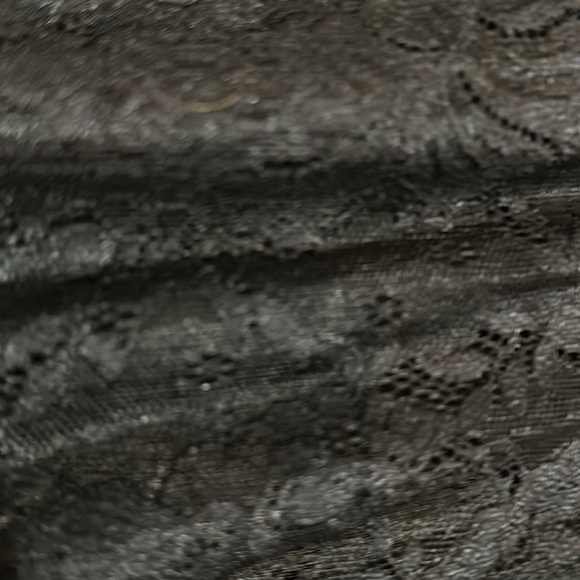 Lulus Black Lace Bandeau Bra Top Lined Medium - Picture 12 of 16